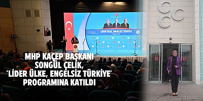 Çelik, 'Lider Ülke, Engelsiz Türkiye' programına katıldı