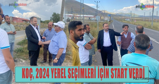Ak Parti Ardahan Milletvekili Kaan Koç, 2024 yerel seçimleri için start verdi.