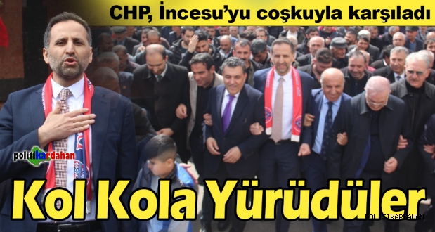 CHP, adaylarını sevgi seliyle karşıladı!