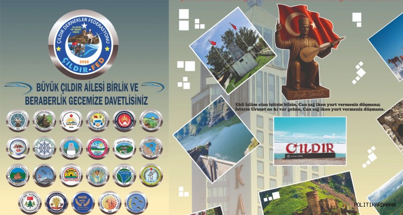 ÇILDIR DERNEKLER FEDERASYONU, “BÜYÜK ÇILDIR AİLESİ” BULUŞMASINA HAZIRLANIYOR