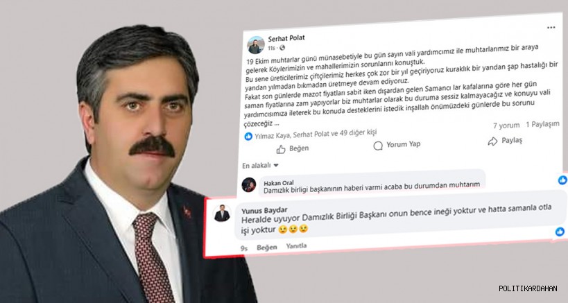 Muhtarın serzenişine yapılan yorumlara birlik başkanından cevap gecikmedi