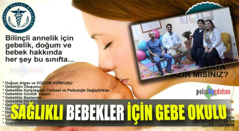 Sağlıklı bebekler için gebe okulu