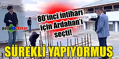 80’inci intihar numarasını Ardahan’da denedi!