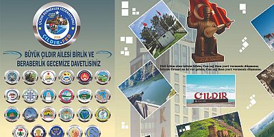 ÇILDIR DERNEKLER FEDERASYONU, “BÜYÜK ÇILDIR AİLESİ” BULUŞMASINA HAZIRLANIYOR