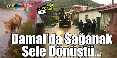 Damal'da yağmur sele döndü!