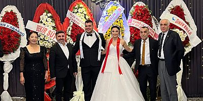 Gazeteci Fakir’in gazeteci kızı muhteşem düğün ile dünya evine girdi