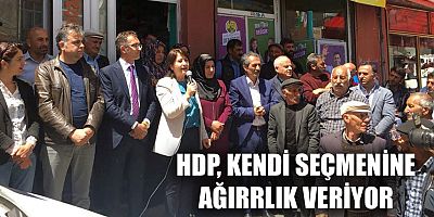 HDP, kendi seçmenine ağırlık veriyor