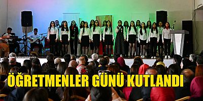 ÖĞRETMENLER GÜNÜ TÖRENLE KUTLANDI