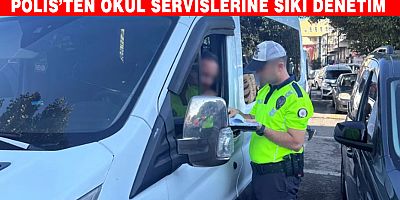 Okul çevreleri ve servisler denetlendi