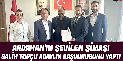 Salih Topçu, AK Parti’den belediye başkan aday adayı oldu
