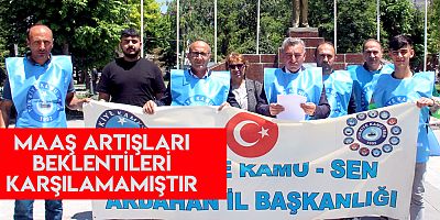 Türk Kamu Sen: “Maaş artışları beklentileri karşılamamıştır”