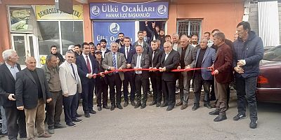 Ülkü Ocakları Hanak’da bina açtı, gövde gösteri yaptı