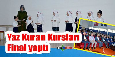 Yaz Kuran Kursları final yaptı